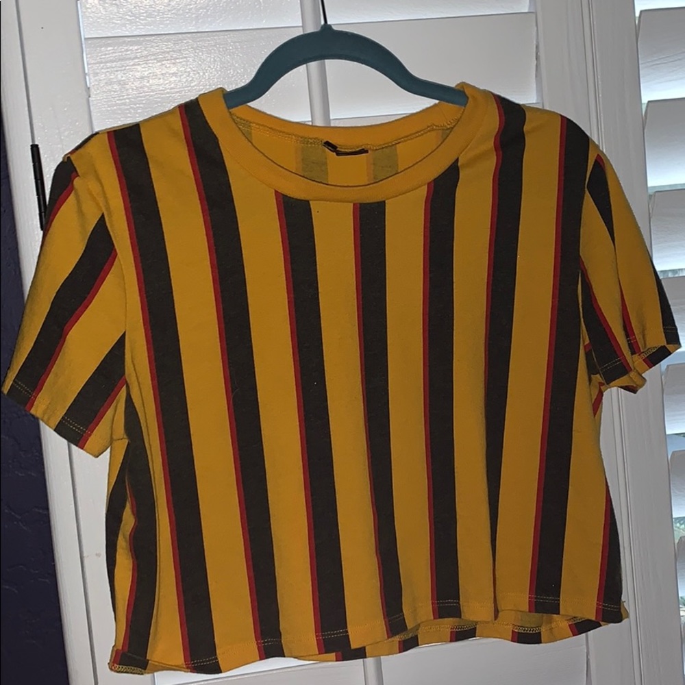 Zumez striped crop top